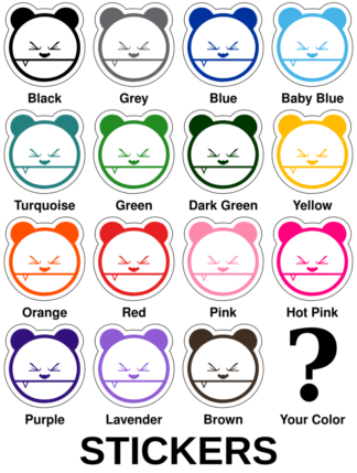 Mad Panda Stickers